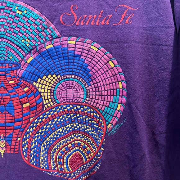 vintage Santa Fe Jerzees tee - Picture 2 of 3